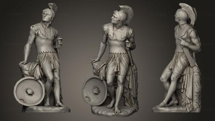 Статуи античные и исторические Roman warrior